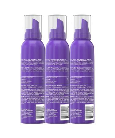 Aussie Instant Freeze Mousse with Jojoba & Sea Kelp 6 fl oz - 24 Hour Hold (Triple Pack) - Buy Online on SooperMarket.com