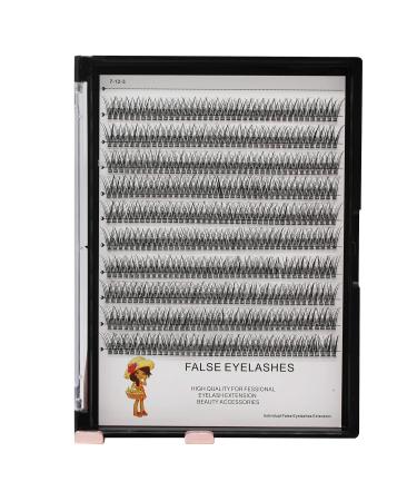 Large Nature Long Fishtail Design False Eyelashes - 3D Black Soft & Lightweight Volume Cluster Lashes (8-16mm Options - Buy Online on SooperMarket.com