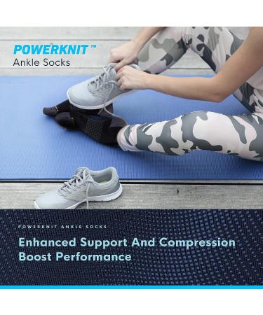 Copper Compression Ankle Sport Socks - 3 Pairs (Men & Women) - Small Size - Multicolor - Buy Online on SooperMarket.com