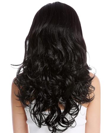Buy WIG ME UP SA103-2 Long Wavy Curly Bangs Wig for Ladies - Stylish Black Wig for International Shipping - Buy Online on SooperMarket.com