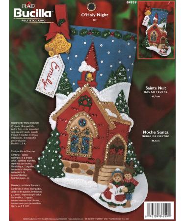 Bucilla O' Holy Night Felt Applique Stocking Kit 84959