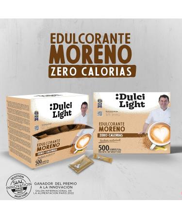 Dulci Light Cane Honey Brown Sweetener - 500 Packs Zero Calorie Natural Sugar Replacement for Drinks & Food - Shop Internationally - Buy Online on SooperMarket.com