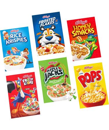 Kellogg's Fun Pack Puzzles: 6 Square Cereal Boxes Bundle - Gift Set of Froot Loops, Frosted Flakes & More for Kids and Adults (Aged 4+) - Buy Online on SooperMarket.com