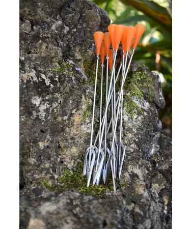 20 Pack Whisper Razor Dart .625 Blowgun Darts - Sharpest Broadhead Darts for 0.625 Bore Blowguns - Steel Blade - High Visibility Fletched - Accurate Cone - Big 8.25 Cold Dart - Buy Online on SooperMarket.com