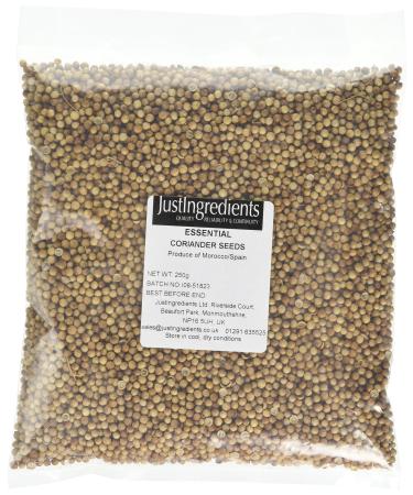 JustIngredients Essentials Coriander Seeds 250 g 250 g (Pack of 1)