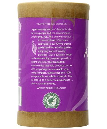 Teatulia Organic Jasmine Green Tea - 180 Compostable Tea Bags (6 Canisters) | Floral Caffeine-Free Delight - Buy Online on SooperMarket.com