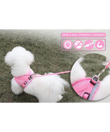 Pet's Playground XS Pink Small Dog Harness for Puppies - UK | Dog Harness for Small Dogs - Buy Online on SooperMarket.com
