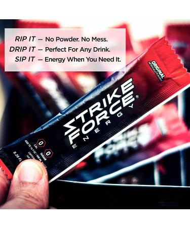 Strike Force Energy Drink Mix - Grape Flavor - Natural Tasting Caffeine Drink - Turn Any Drink into a Healthy Energy Drink - Zero Calories  Keto Friendly  Sugar Free  Pre Workout (10 Liquid Packs) Grape 10 Count (Pack of 1) - Buy Online on SooperMarket.com