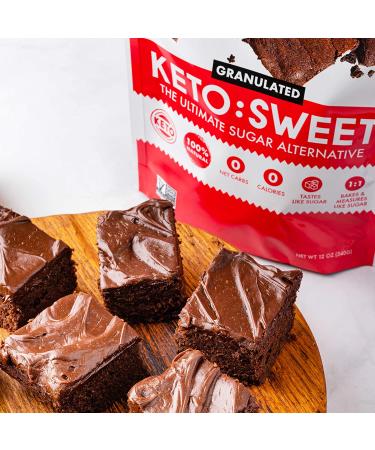 KETO SWEET: 100% Natural Erythritol Sugar Alternative - Unflavored - 48 Oz - Buy Online on SooperMarket.com