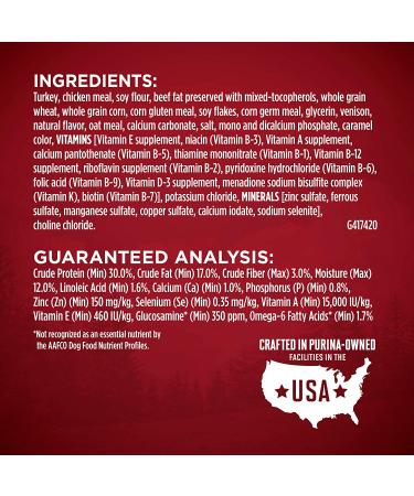 Purina ONE True Instinct High Protein Natural Dry Dog Food with Turkey & Venison - 7.4 lb Bag - Buy Online on SooperMarket.com