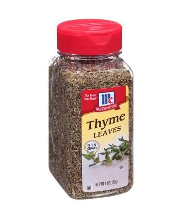 McCormick Thyme Leaves, 4 oz 4 Ounce (Pack of 1)