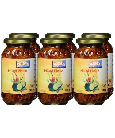 Buy ASHOKA Mixed Pickle - Pack of 6 (6 x 300g) | Authentic Bombay Flavor | International Shipping Available - Buy Online on SooperMarket.com