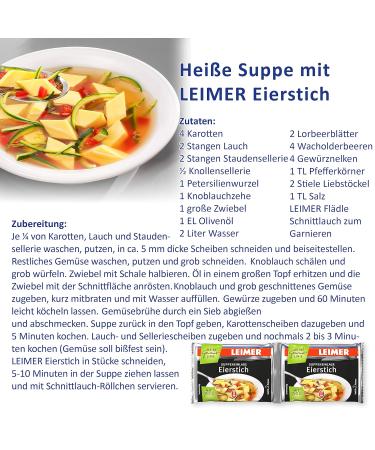 Leimer Soup Insert Eggstick - 2 x 50g | International Shipping Available - Buy Online on SooperMarket.com