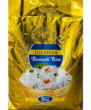 Hamd Premium Quality Extra Long Pure Basmati Rice | World's Finest Grains | 1121 Kainat | 10 Kg