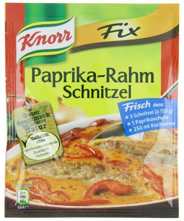 Buy KNORR FILM MISSION Paprika-Rahm Schnitzel - 43g (2 Pack) | Delicious & Natural Ingredients for Perfect Schnitzel | International Shipping - Buy Online on SooperMarket.com