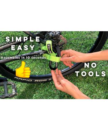 Buy Bike and Dog: Patented Toolless Bicycle Attachment & Yellow Dog Leash | Perfect for Cycling with Dogs - Buy Online on SooperMarket.com