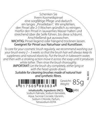 da Vinci Makeup Brush Cleaner - 85g Vegan Formula, Made in Germany - Buy Online on SooperMarket.com