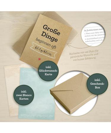 30+1 Milestone Pregnancy Photo & Memory Cards - Gift Boxed with Diary & Congrats Card | Perfect Pregnancy Gifts in DIN A6 Format - Buy Online on SooperMarket.com