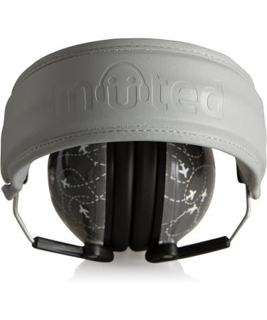 Designer Muted Hearing Protection for Kids - Adjustable Ear Muffs from Toddler to Teen, Aero Gray - Buy Online on SooperMarket.com