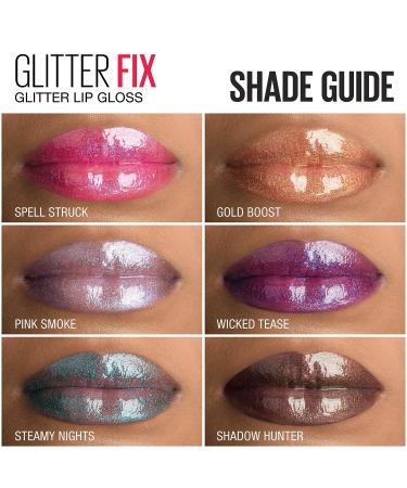 Maybelline New York Lip Studio Glitter Fix Glitter Lip Gloss - Steamy Nights 0.17 Fl Oz - Buy Online on SooperMarket.com
