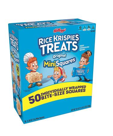 Kellogg's Rice Krispies Treats Mini Squares 0.39 Oz 50/Box - Buy Online Now! - Buy Online on SooperMarket.com