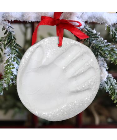 Child to Cherish Snowprints Glitter Baby's First Christmas Handprint/Footprint Ornament Kit - Buy Online on SooperMarket.com