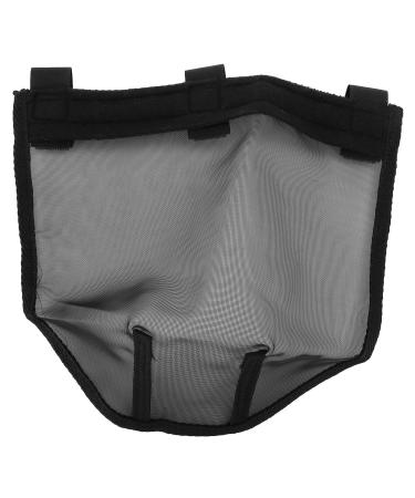 Qcwwy Horse Nose Cover Horse Fly Nose Net Breathable Horse Nose Fly Cover for Horses Face Protection (l)