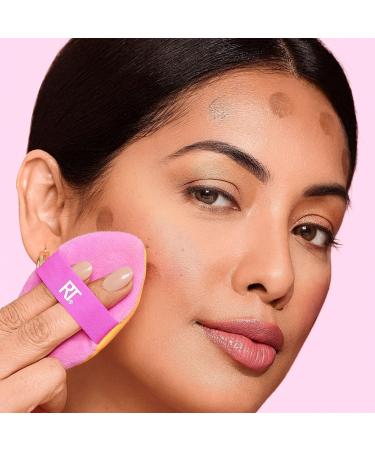 Real Techniques Miracle 2-In-1 Powder Puff Dual-Sided Full-Size Makeup Blending Puff Reversible Elastic Band Precision Tip Makeup Sponge and Powder Puff For Liquid Cream and Powder 1 Count 1/Miracle 2-In-1 Powder Puff - Buy Online on SooperMarket.com