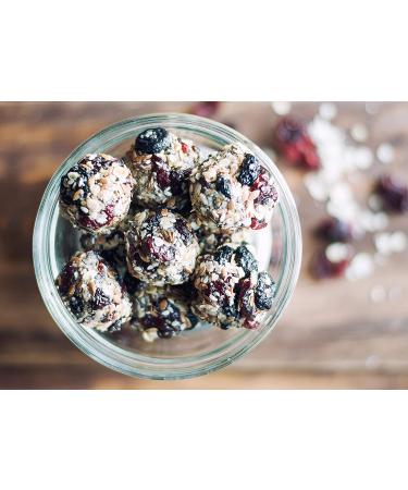 Organic Dried Tart Cherries 1lb | Lightly Sweetened & Pitted | Non-GMO, Kosher, Unsulfured | Sour Bulk Cherries - 1lb Pack - Buy Online on SooperMarket.com