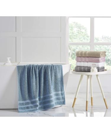 Luxurious 100% Pure Cotton 2 Piece Bath Sheet Set - 35 x 68 in Taupe - Buy Online on SooperMarket.com
