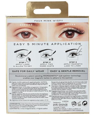 Eylure Promagnetic Wispy Magnetic Eyeliner & Lash System - Faux Mink Wispy (Old Version) - Buy Online on SooperMarket.com