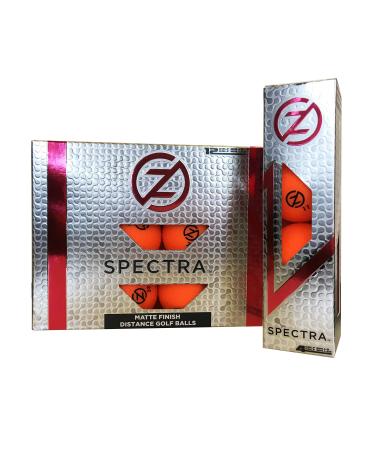 Zero Friction Spectra Golf Balls Neon Orange
