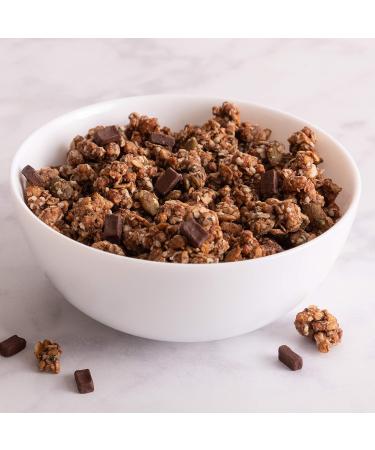 Manitoba Harvest Hemp Yeah! Granola Dark Chocolate 283 g with 20 g of Protein 4.5 g Omegas 3 g of Fibre and 10 g Sugar Per Serving Organic Non-GMO (Pack of 6) Packaging May Vary 6 Pack Dark Chocolate - Buy Online on SooperMarket.com