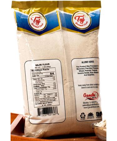 TAJ Premium Indian Millet Flour Bajra Atta Bajri ka Atta - 4-Pounds - Buy Online on SooperMarket.com