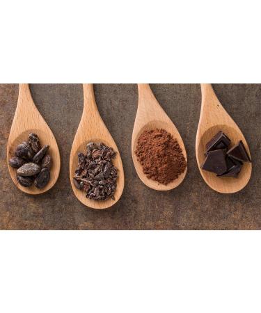 Organic Raw Vegan Kocao Nibs | Sugar-Free Noble Cocoa Chunks - 250g Theobroma Cacao by Pureeraw - Buy Online on SooperMarket.com