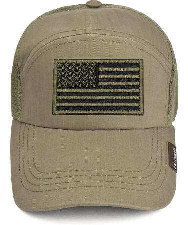 U-LIAN 2 PCS USA Flag Patch | Tactical Morale Patch | Embroidered American Flag | Hook Loop Fastener | Army Green | 2PC - Buy Online on SooperMarket.com