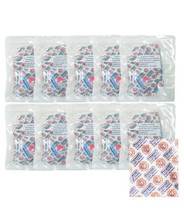 AWApackage 500 CC oxygen absorber (10 individual packs with 10 packs each a total of 100 packs) - long -term food storage (100 500 cc) 100 500 CC