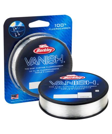Berkley Vanish, Clear, 4lb | 1.8kg, 250yd | 228m Fluorocarbon Fishing Line, Suitable for Saltwater and Freshwater Environments