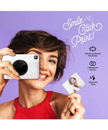 Kodak Printomatic Digital Instant Camera - Grey | Full Color Prints on ZINK 2x3 Photo Paper - Buy Online on SooperMarket.com