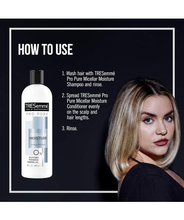 TRESemm Pro Pure Daily Moisture Conditioner - Silicone-Free, 16 Fl Oz (Pack of 4) - Buy Online on SooperMarket.com