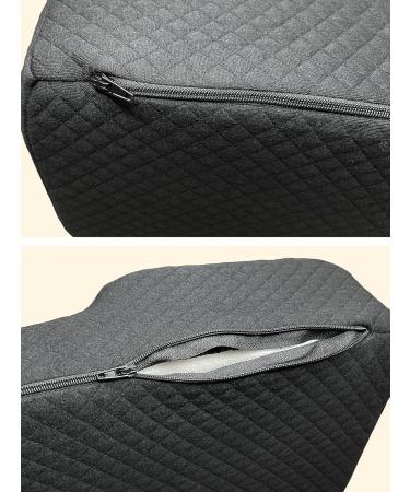 Curved Memory Foam Pillow for Eyelash Extensions - 2 Pillows Bundle with Neck & Back Support Tool Pockets (Black - Buy Online on SooperMarket.com