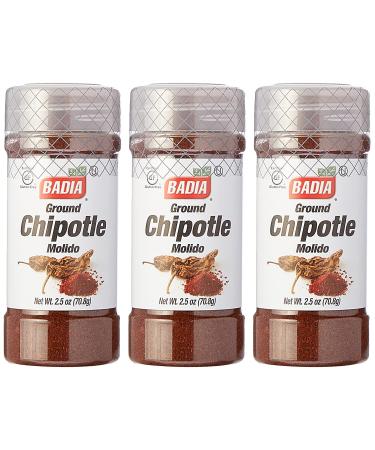 Badia Chipotle Ground 2.5 oz Pack of 3 - Smoky and Spicy Flavor Boost - Buy Online on SooperMarket.com
