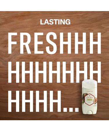 Old Spice Fresher Collection Invisible Solid Men's Deodorant Timber 3 Ounce Timber 3 Ounce (Pack of 1) - Buy Online on SooperMarket.com
