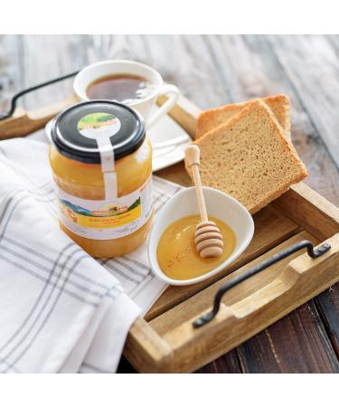 Pure Raw Linden Blossom Honey 1000g - Unheated Natural Ingredients with Pollen & Beeswax - International Shipping Available - Buy Online on SooperMarket.com