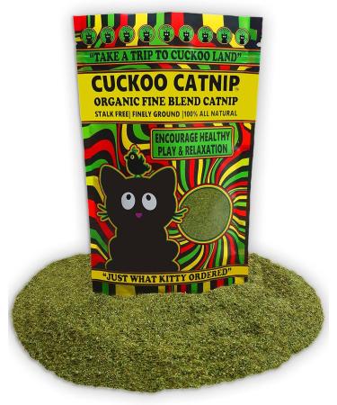 Cuckoo Catnip - Organic Fine Blend Cat Nip - Stalk Free 100% Natural - Buy Online on SooperMarket.com