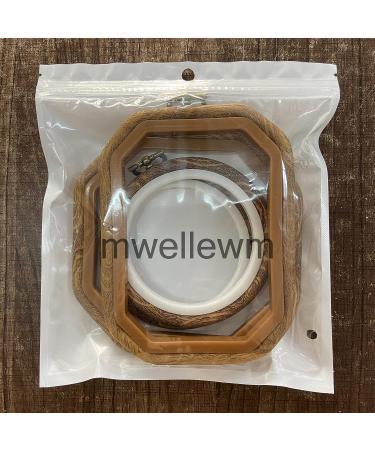MWELLEWM 4 Pcs Set Embroidery Hoops - Reusable Hoop Rings for Cross Stitch and Sewing - Home Decor Craft Supplies - Buy Online on SooperMarket.com