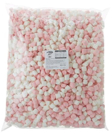 Sweetzone Mini Mallows Pink and White Halal Sweets Bag 1kg Mini Marshmallows Bulk Sweets Sweets Bulk Retro Sweets Bulk Sweets Candy for Sweet Bags Mini Marshmallows for Hot Chocolate