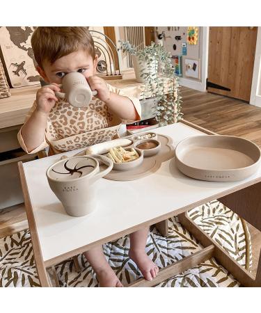 Baby Boosa Surprise Snack Pot | Dentist-Developed No-Spill Cup for Easy Finger Food Access | Collapsible & Soft | Perfect for On-The-Go Day Trips | Comfy Grip & Easy to Clean | Explore Healthy BLW Treats | Charcoal Grey - Buy Online on SooperMarket.com