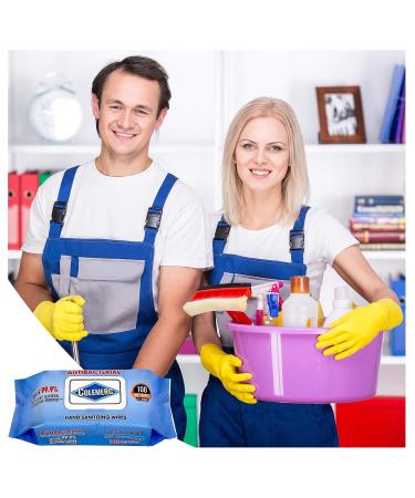 Colemerg Cleansing Hand Wipes - 100 Count, Pack of 12 | Everyday & Travel Friendly - Buy Online on SooperMarket.com