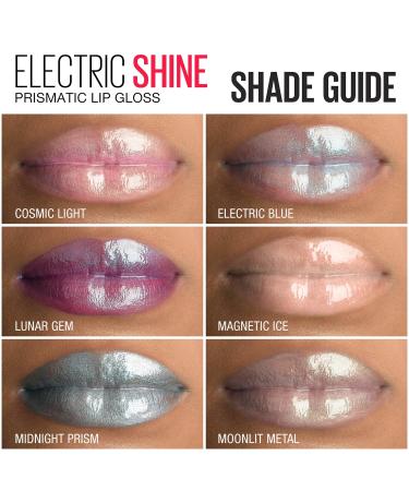 Maybelline Electric Shine Prismatic Lip Gloss - Magnetic Ice 0.17 fl. oz - Buy Online on SooperMarket.com